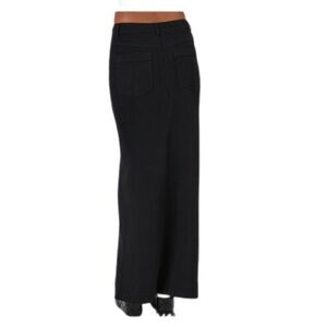 Cherry Mellow Forever 21 Twill Split-Hem Maxi Skirt Small